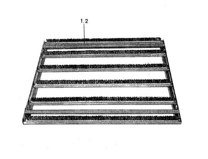 Petkus K-523 seulanpuhdistusharja 1160x30x30