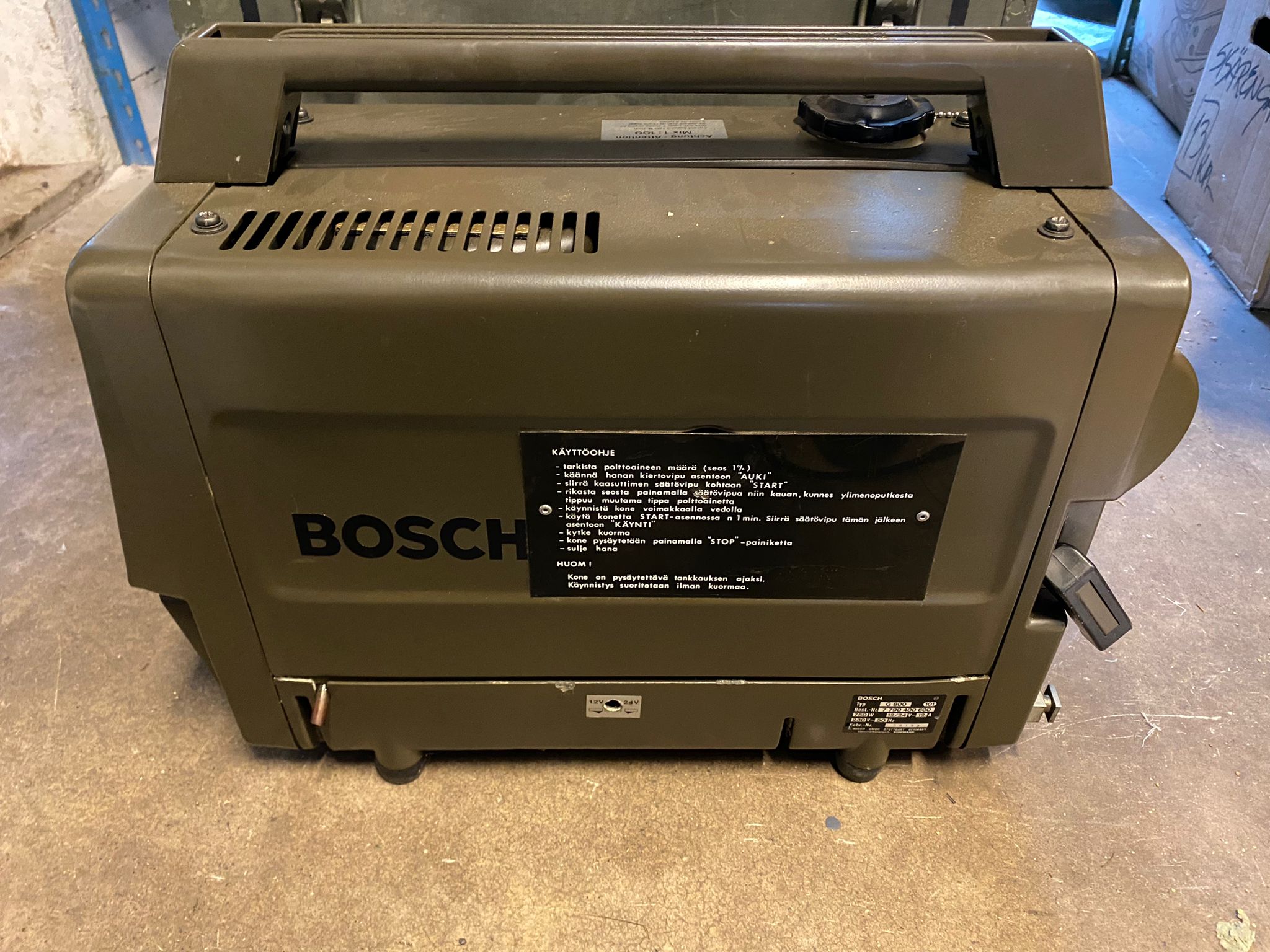 Agregaatti Bosch, käytetty