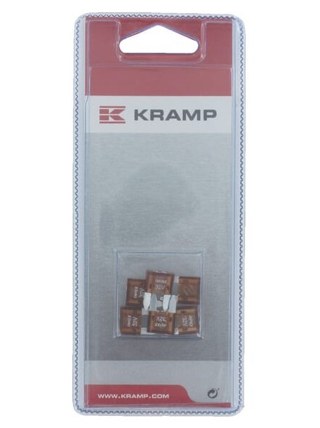 Lattasulake Mini, 7,5A, ruskea, 6 kpl (IP 165 x 70)