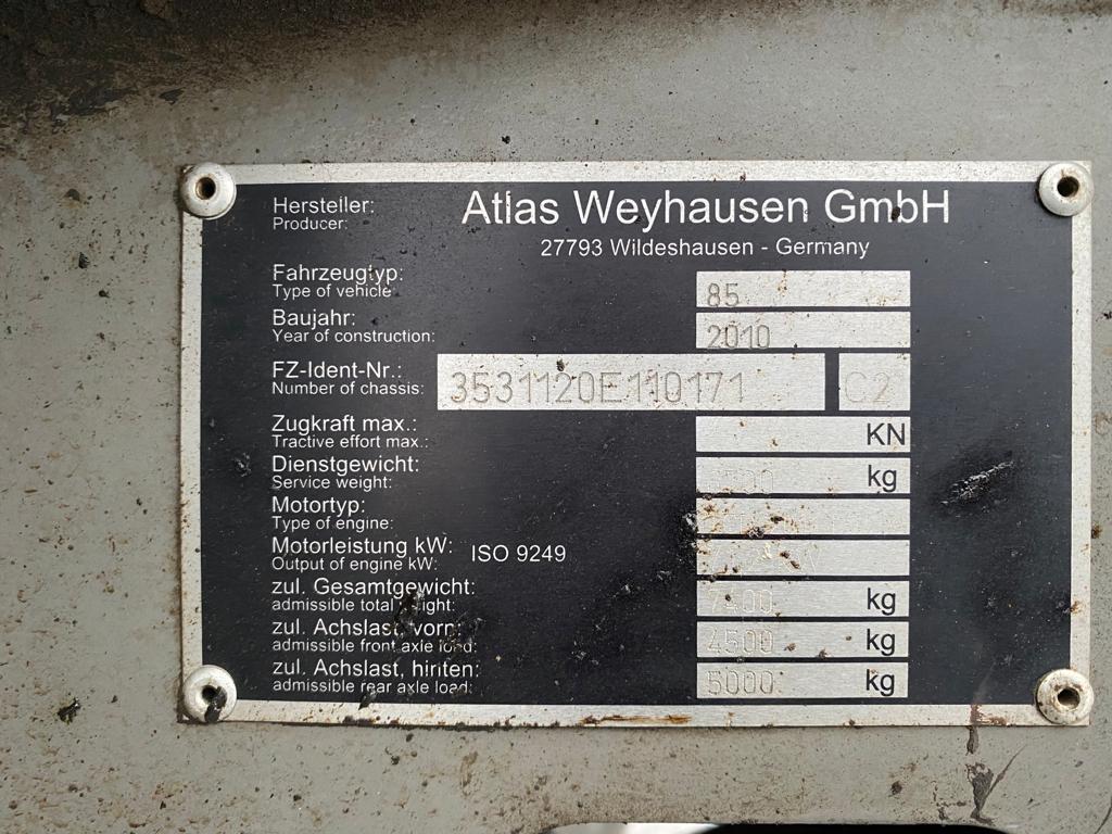 Atlas AR85 pyöräkuormaaja, käytetty