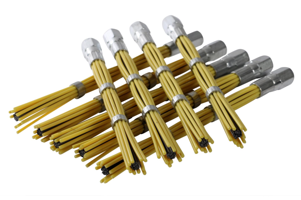 Harjasetti nylon/metalli