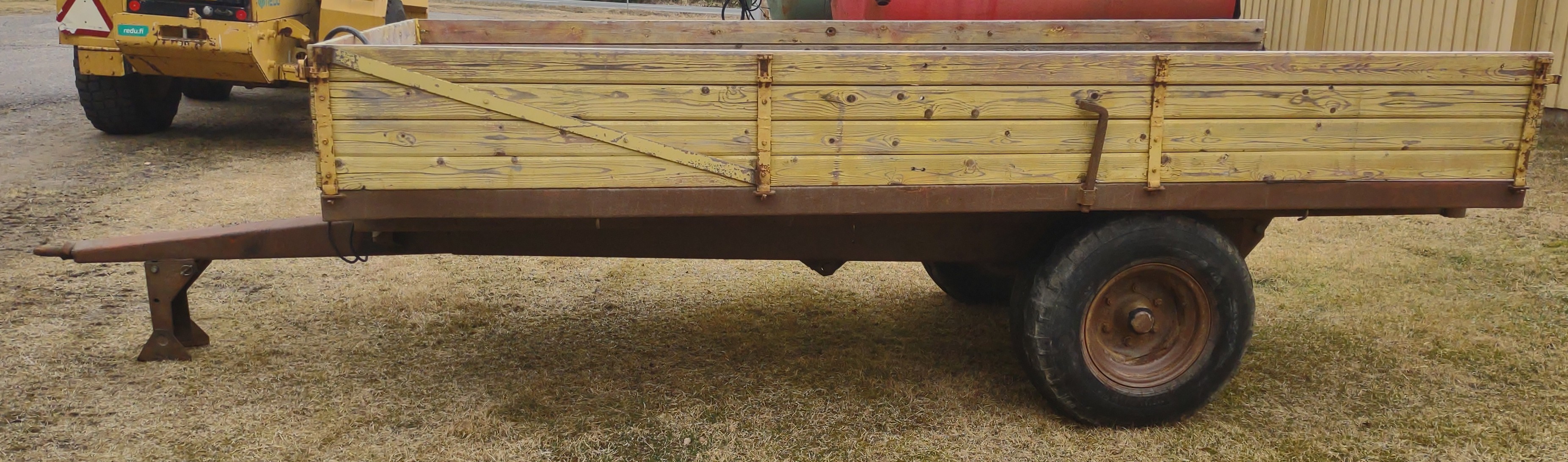 Perävaunu puulaitainen, käytetty