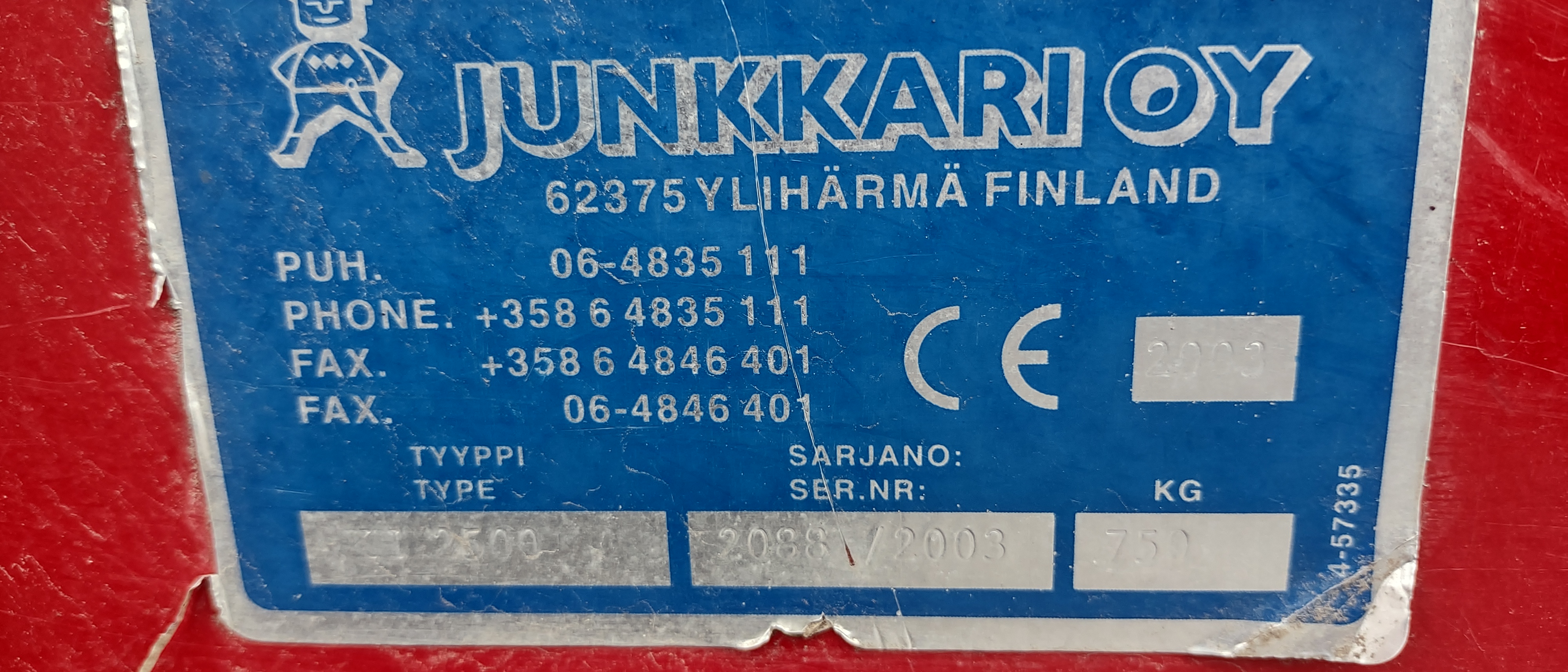 Simulta 2500KH PS-laitteella, käytetty