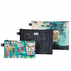Vetoketjupussisetti Jean Michel Basquiat