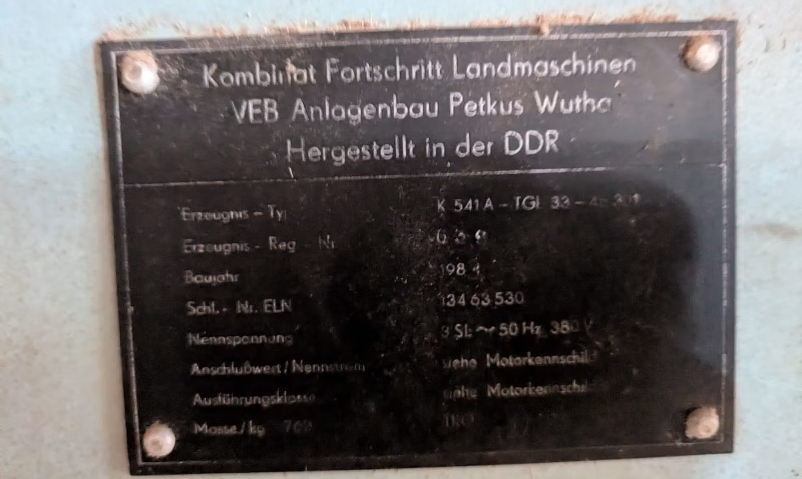 Viljanlajittelija Petkus K541A, käytetty