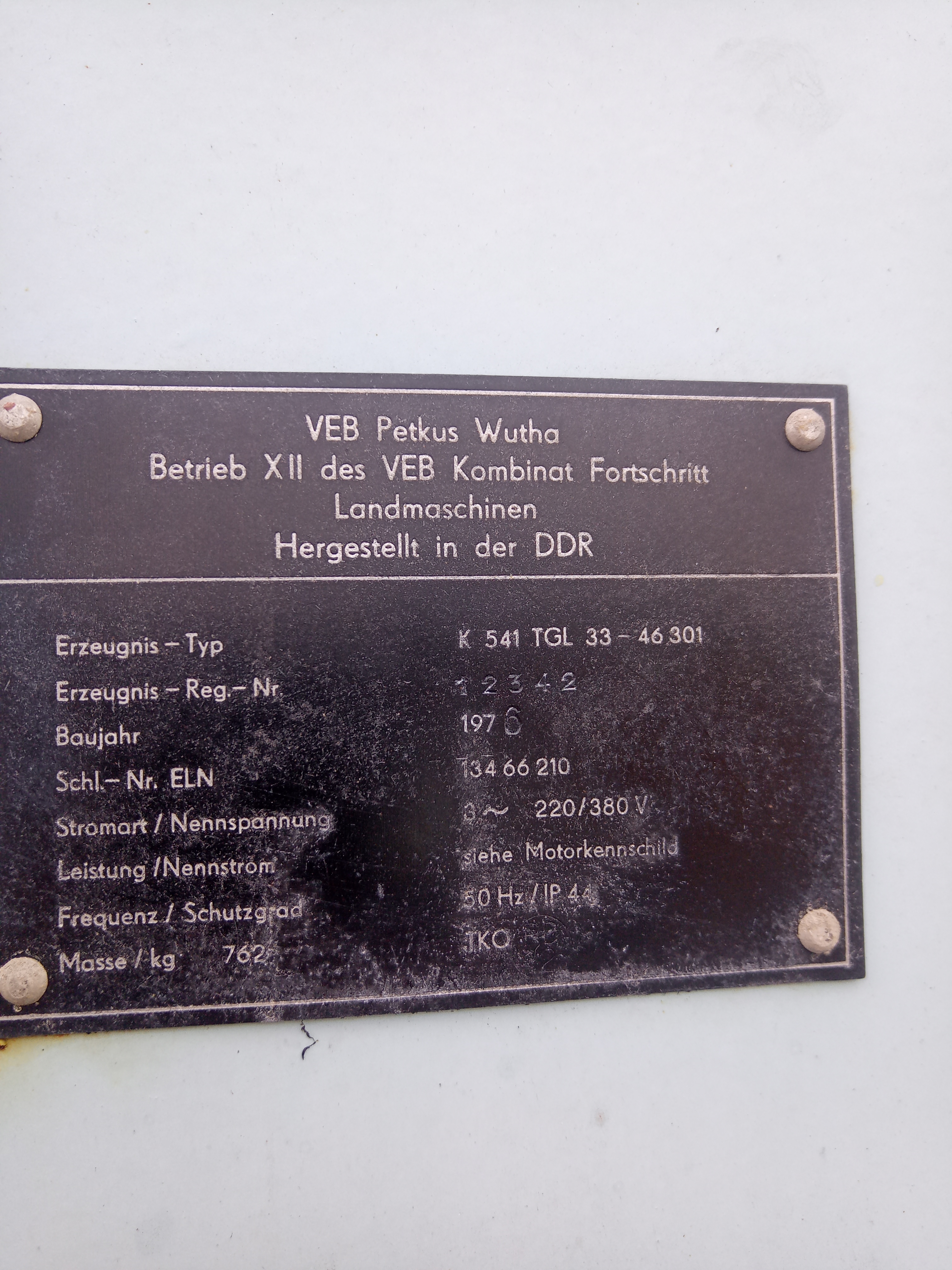 Viljanlajittelija,Petkus 541K