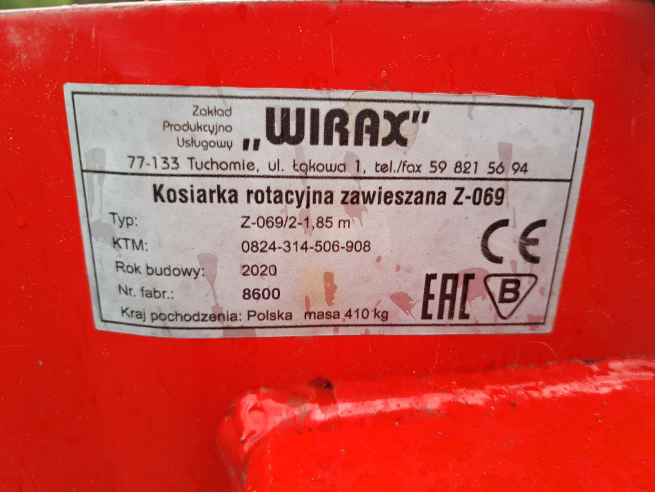 Wirax 185H lieriöniittokone, käytetty 